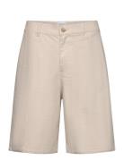 Johnny Casual Slub Twill Shorts Bottoms Shorts Casual Beige Les Deux