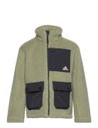 J Sherpa Jkt Sport Fleece Outerwear Fleece Jackets Green Adidas Sports...