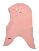 Balaclava Rib Accessories Headwear Balaclava Pink Minymo