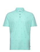 Ck Monogram Polo Sport Polos Short-sleeved Blue Calvin Klein Golf