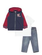 Levi's® Varsity Jacket 3-Piece Set Sets Sets With Short-sleeved T-shir...