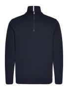 Actos Tops Knitwear Half Zip Jumpers Navy Ted Baker London