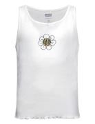 Levi's Meet And Greet Daisy Tank Tops T-shirts Sleeveless White Levi's