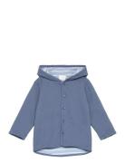 Reversible Cardigan Tops Knitwear Cardigans Blue Fixoni