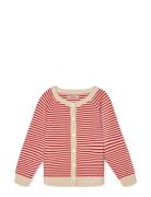 Favo Cardigan Tops Knitwear Cardigans Red Fliink