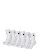 Nike Dri-Fit Crew Socks Sokker Strømper White Nike