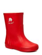 Basic Wellies -Solid Shoes Rubberboots High Rubberboots Red CeLaVi