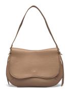 Bag Flap Bags Top Handle Bags Beige Ulrika