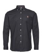 Uspa Shirt Esmar Men Tops Shirts Casual Black U.S. Polo Assn.