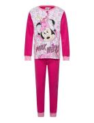 Pyjama Pyjamas Sett Pink Minnie Mouse