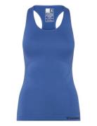 Hmltif Seamless Top Sport T-shirts & Tops Sleeveless Blue Hummel