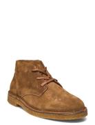 Slhricco Suede Chukka Boot Støvletter Med Snøring Brown Selected Homme