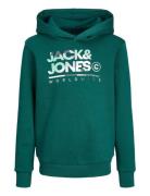 Jjluke Sweat Hood Jnr Tops Sweat-shirts & Hoodies Hoodies Green Jack &...