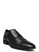 Uomo High Life Shoes Business Laced Shoes Black GEOX