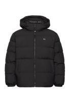 Tjm Essential Down Jacket Ext Fôret Jakke Black Tommy Jeans