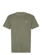 Subtle Relaxed Tee Tops T-shirts Short-sleeved Green Lee Jeans