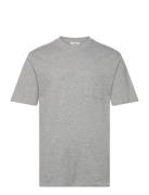 Sddurant Ss Tops T-shirts Short-sleeved Grey Solid