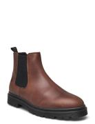 Cedric W Støvletter Chelsea Boot Brown Playboy Footwear