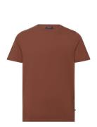 Jermalink Tops T-shirts Short-sleeved Brown Matinique