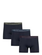 Men's Knit 3-Pack Boxer Boksershorts Navy Emporio Armani