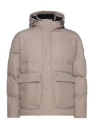 Baker Short Puffa Fôret Jakke Beige Clean Cut Copenhagen