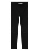 Nkmwang Wool Rib Longjohn Bottoms Leggings Black Name It