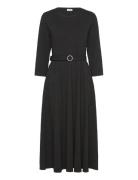 Marisol Dress Knelang Kjole Black Jumperfabriken