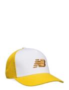 Trucker Hat Accessories Headwear Caps Yellow New Balance