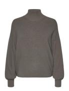 Mschmagnea Rachelle Pullover Tops Knitwear Turtleneck Grey MSCH Copenh...