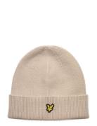 Beanie Accessories Headwear Hats Beanie Beige Lyle & Scott