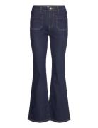 Rouan Bottoms Jeans Flares Navy SUNCOO Paris