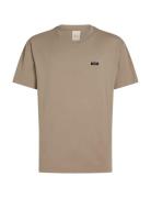 Cotton Comfort Fit T-Shirt Tops T-shirts Short-sleeved Beige Calvin Kl...