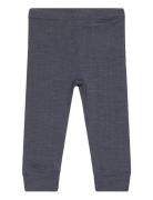 Nbmwang Wool Needle Longjohn Solid Noos Bottoms Leggings Navy Name It