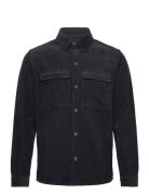 Utility Shirt Tops Overshirts Navy Revolution