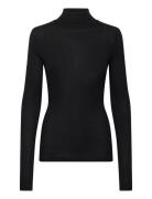 Karonia Rollneck T-Shirt Tops T-shirts & Tops Long-sleeved Black Kaffe