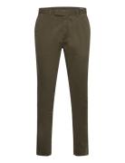 New England Sateen-Jarrett Chino Bottoms Trousers Chinos Khaki Green P...