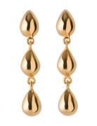 Rain Earrings Øredobber Smykker Gold Pernille Corydon