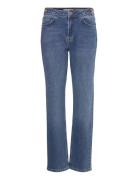 Pd-Trisha Jeans Celeb Wash Liege Bottoms Jeans Straight-regular Blue P...