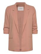 Slshirley Blazer Blazers Single Breasted Blazers Beige Soaked In Luxur...