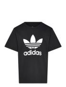 Trefoil Tee Sport T-shirts Short-sleeved Black Adidas Originals