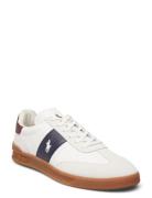 Heritage Aera Leather-Suede Sneaker Lave Sneakers White Polo Ralph Lau...