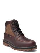 Britton Road Mid Lace Up Boot Burgundy Full Grain Støvletter Med Snøri...