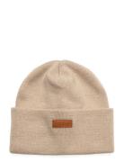 Merino Basic Beanie Accessories Headwear Hats Beanie Beige Gugguu