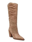 Bronty Boots Høye Støvletter Beige Steve Madden