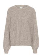 Kamichelle Pullover Tops Knitwear Jumpers Beige Kaffe