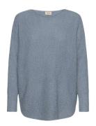 Freretta Pu 3 Tops Knitwear Jumpers Blue Fransa