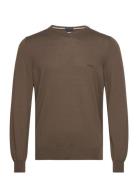 Botto-L Tops Knitwear Round Necks Green BOSS