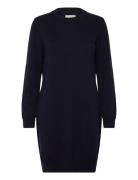 Superfine Lambswool Dress Kort Kjole Navy GANT