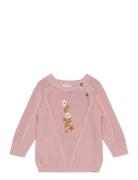 Hcpanya - Jumper Tops Knitwear Pullovers Pink Hust & Claire