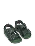 Anni Sandals Shoes Summer Shoes Sandals Green Liewood